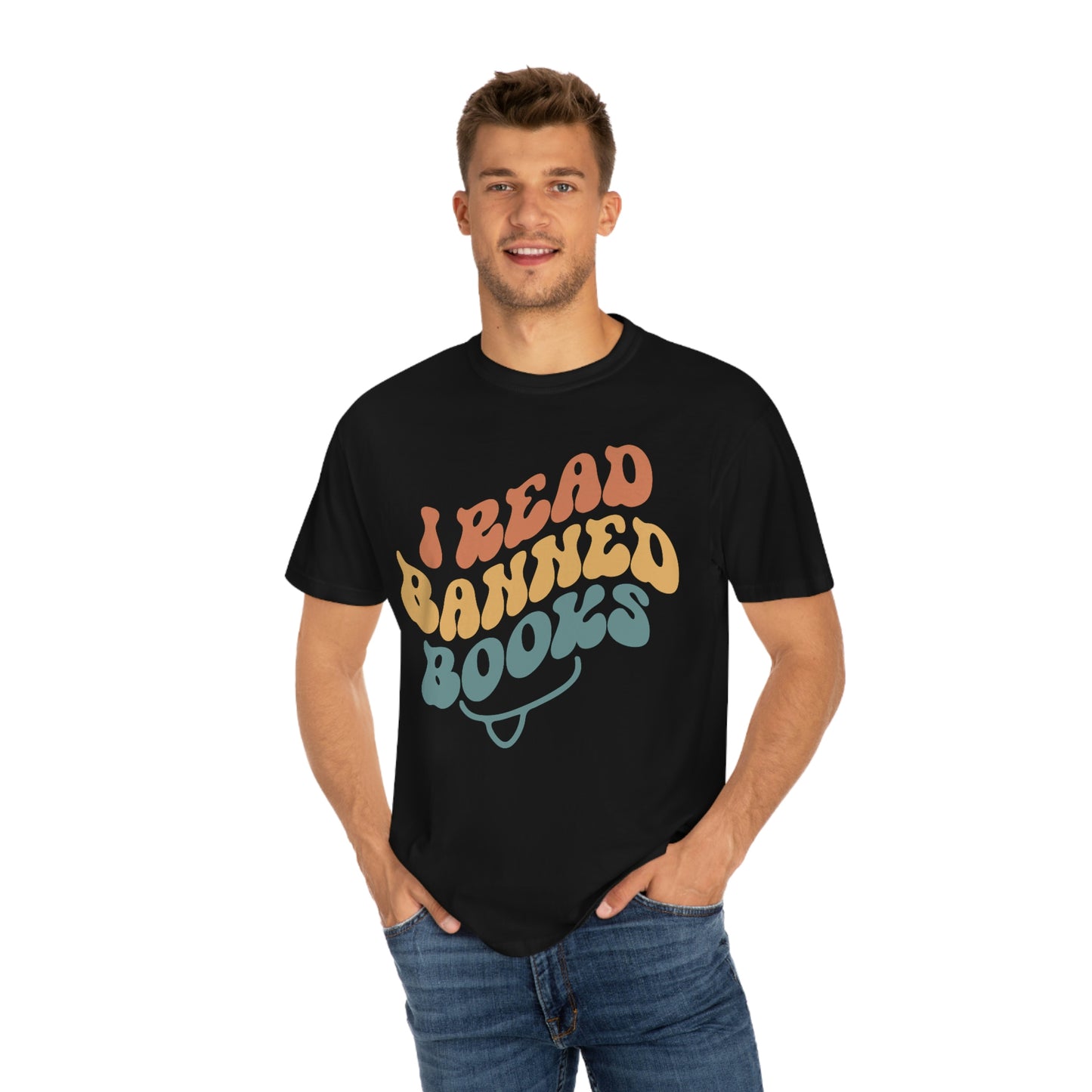 "I Read Banned Books" Retro Vintage Style Reading Tshirt