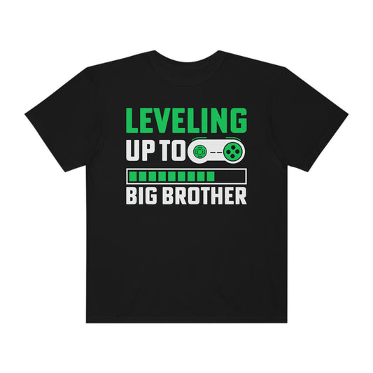 Leveling Up to Big Brother Gaming Themed Tshirt