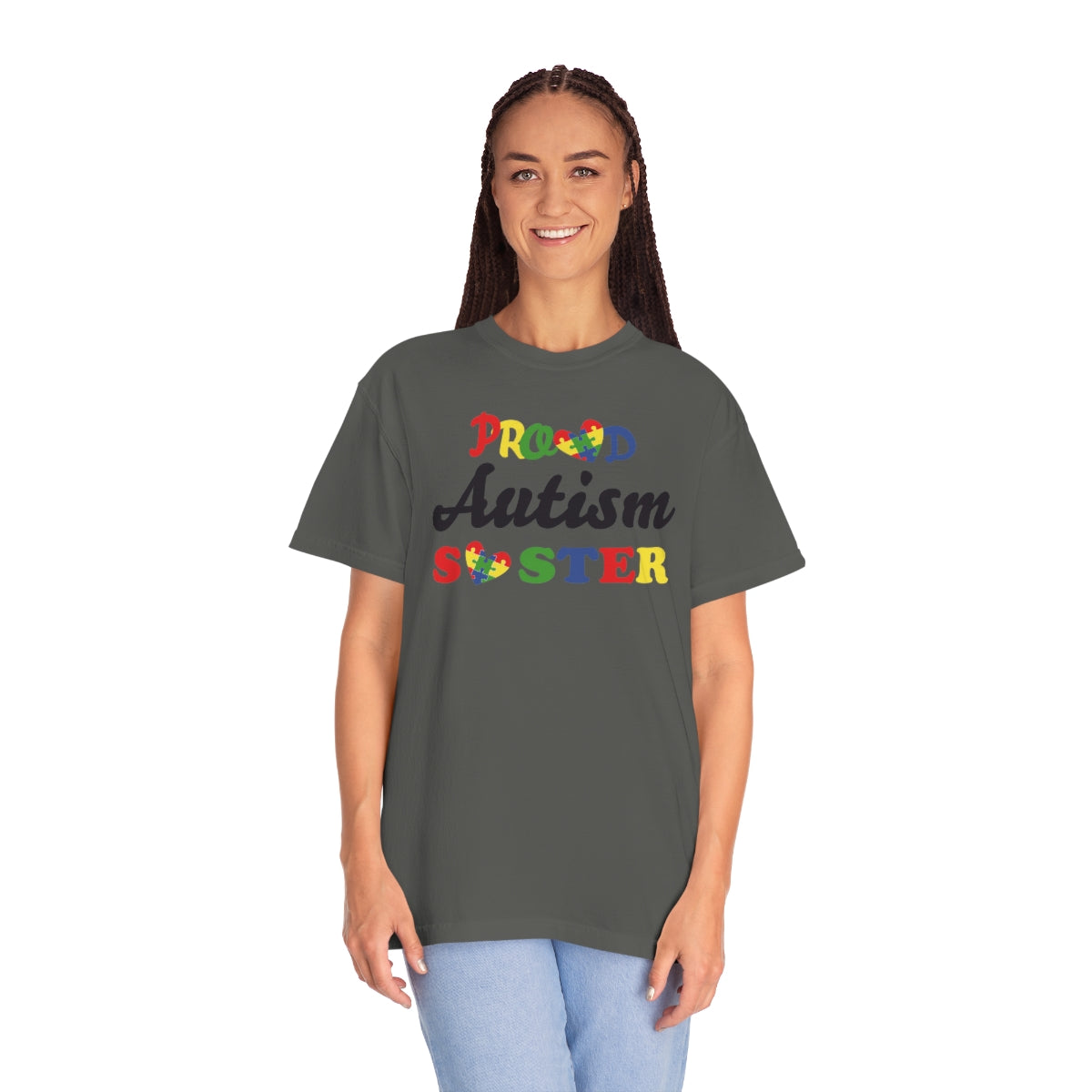 Proud Autism Sister Autism Awareness Tshirt