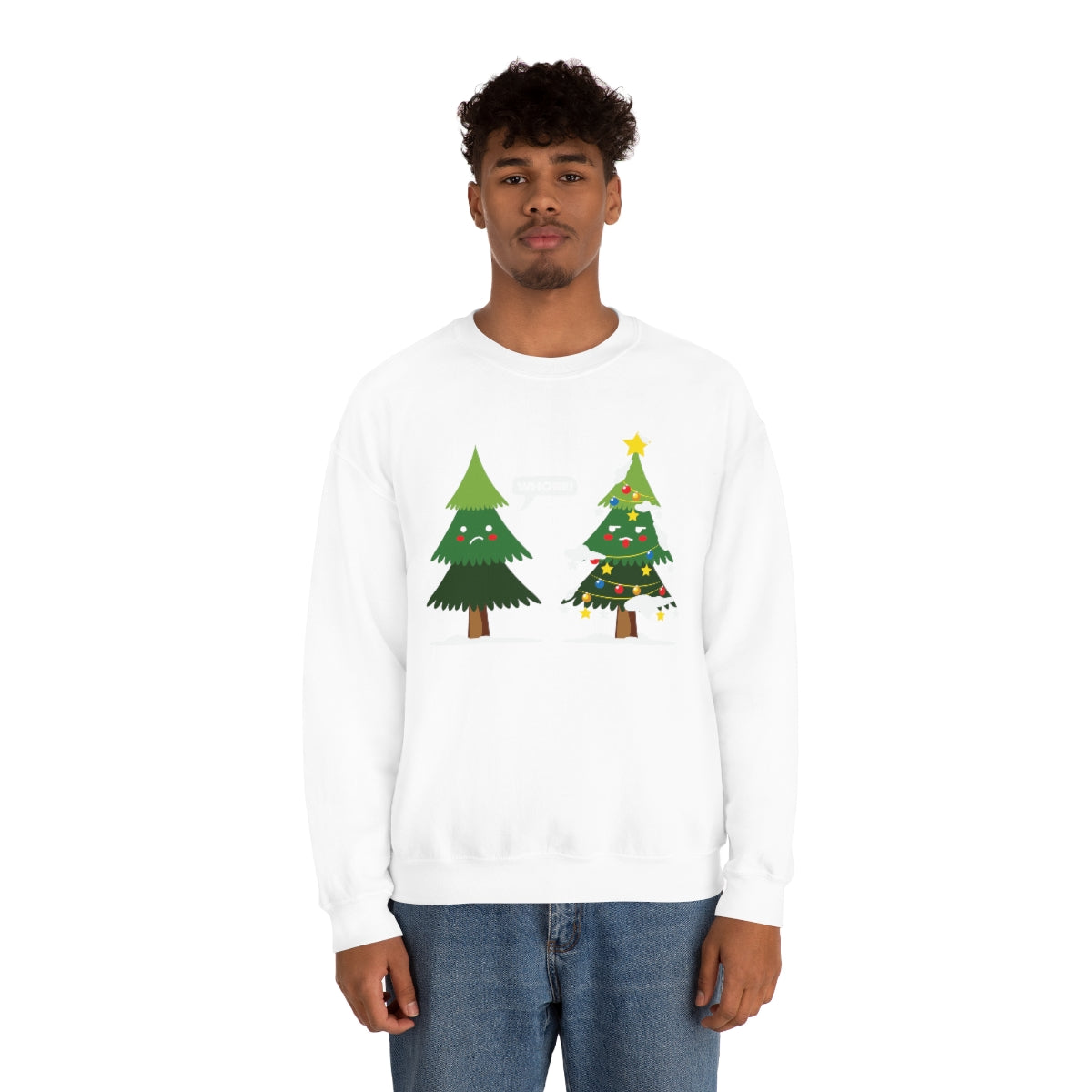 Funny Christmas Trees Cursing Xmas Sweatshirt