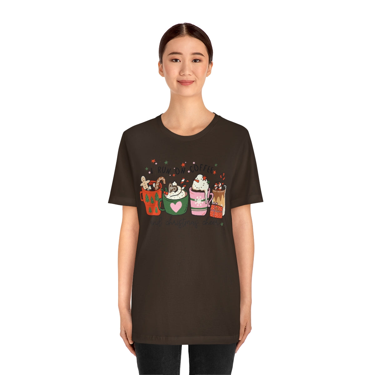 I Run On Coffee & Christmas Cheer Tshirt