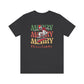 Merry Christmas Skeleton Skateboarding Retro Christmas Tshirt