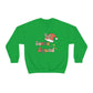 Santa Squad Groovy Retro Style Christmas Sweatshirt