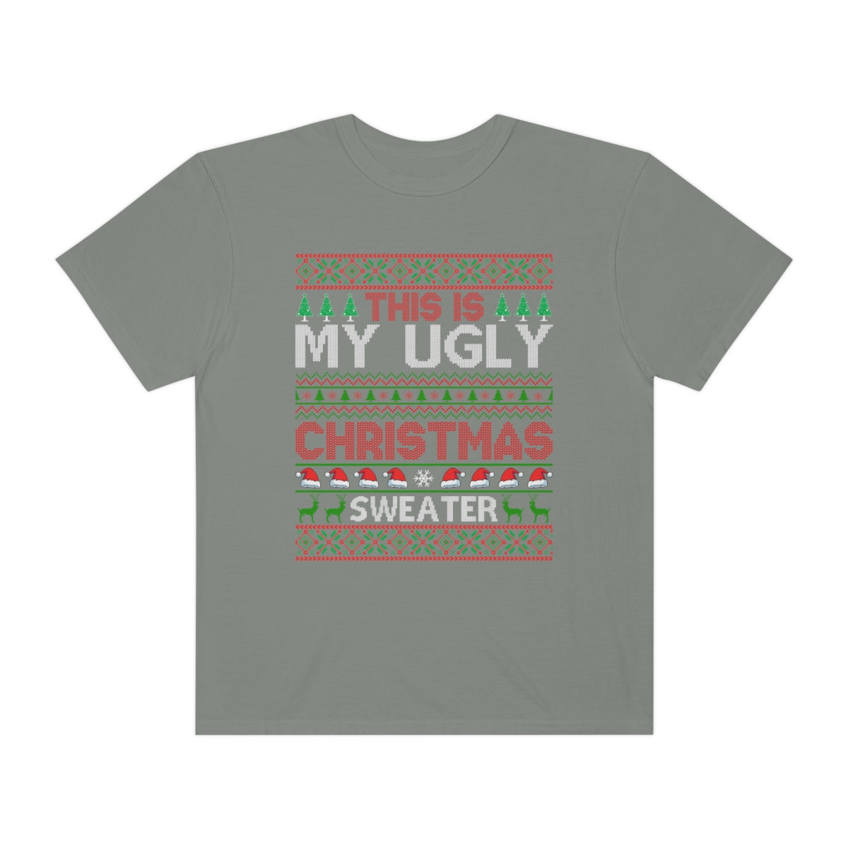 This is my Ugly Christmas Sweater Santa Tshirt