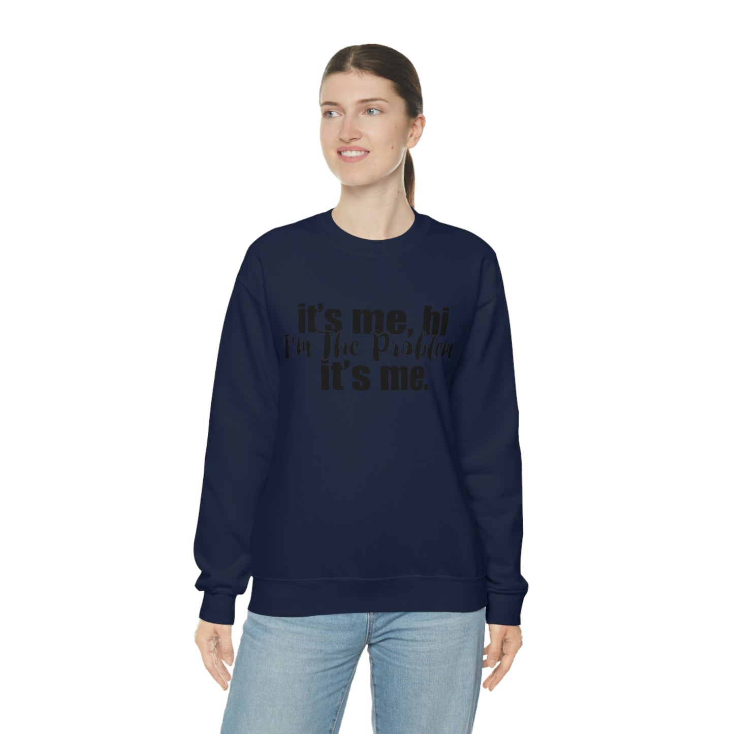 Its Me, Hi, I'm the Problem it's Me, T Swift Taylor Swift Merch Fan Gift Crewneck Sweatshirt