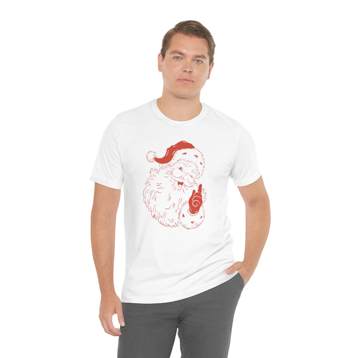 Retro Santa Kris Kringle Christmas Tshirt