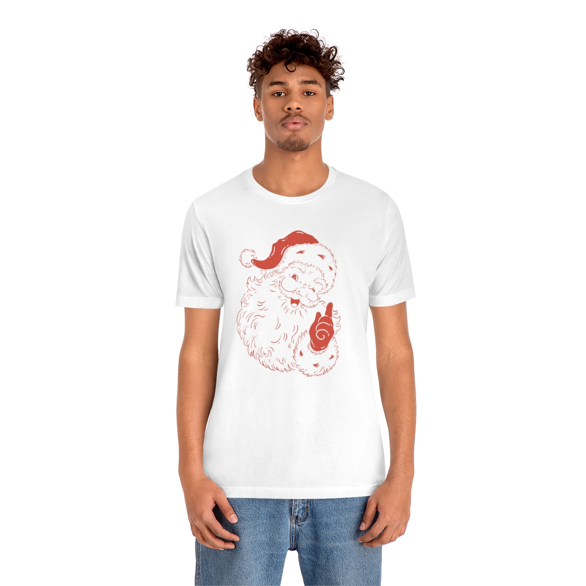 Retro Santa Kris Kringle Christmas Tshirt