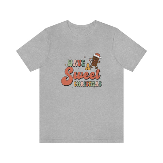 Have a Sweet Christmas Gingerbread Retro Tshirt