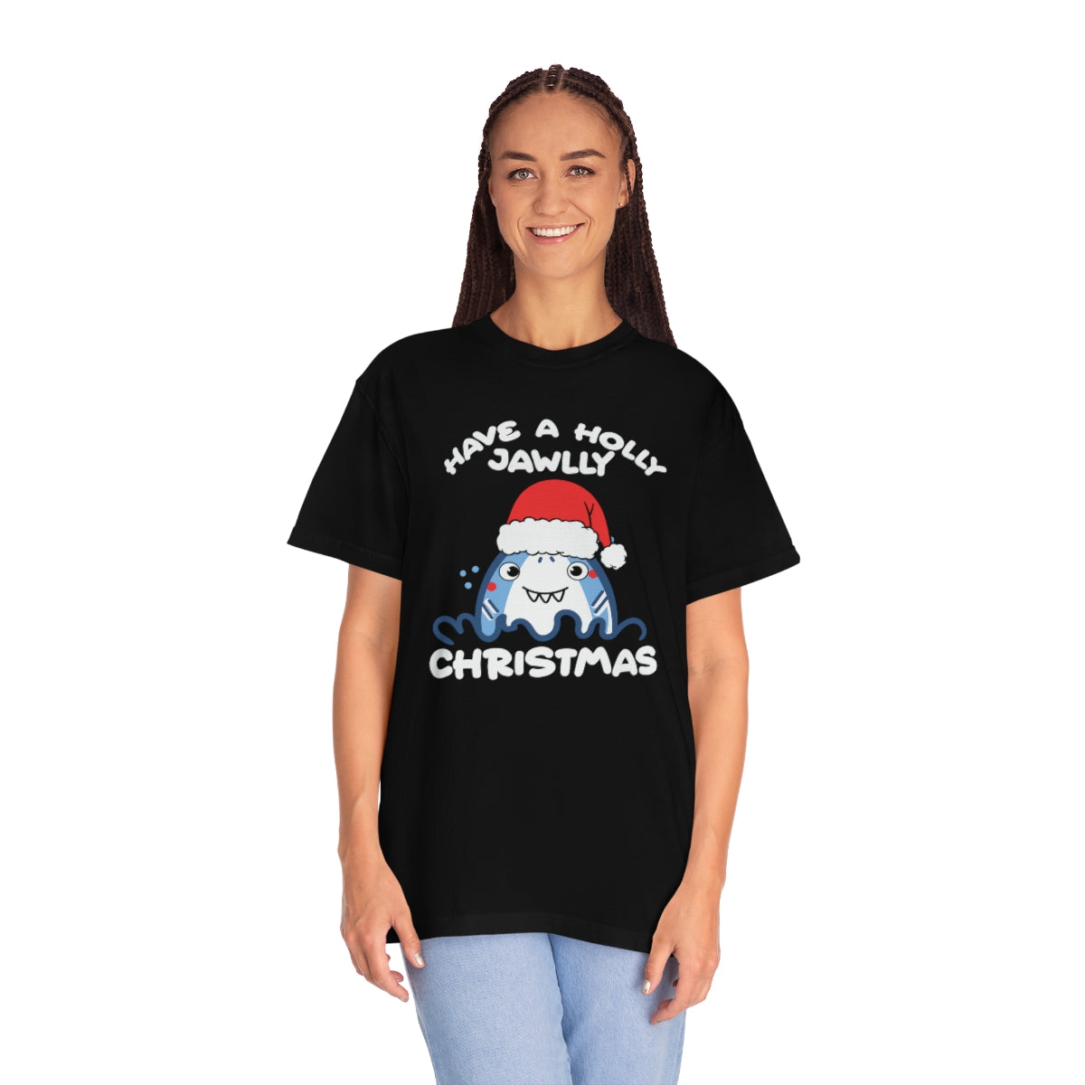 Have a Holly Jawly Christmas Shark Tshirt