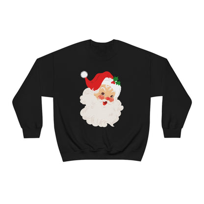 Cute Retro Vintage Classic Santa Kris Kringle Christmas Sweatshirt