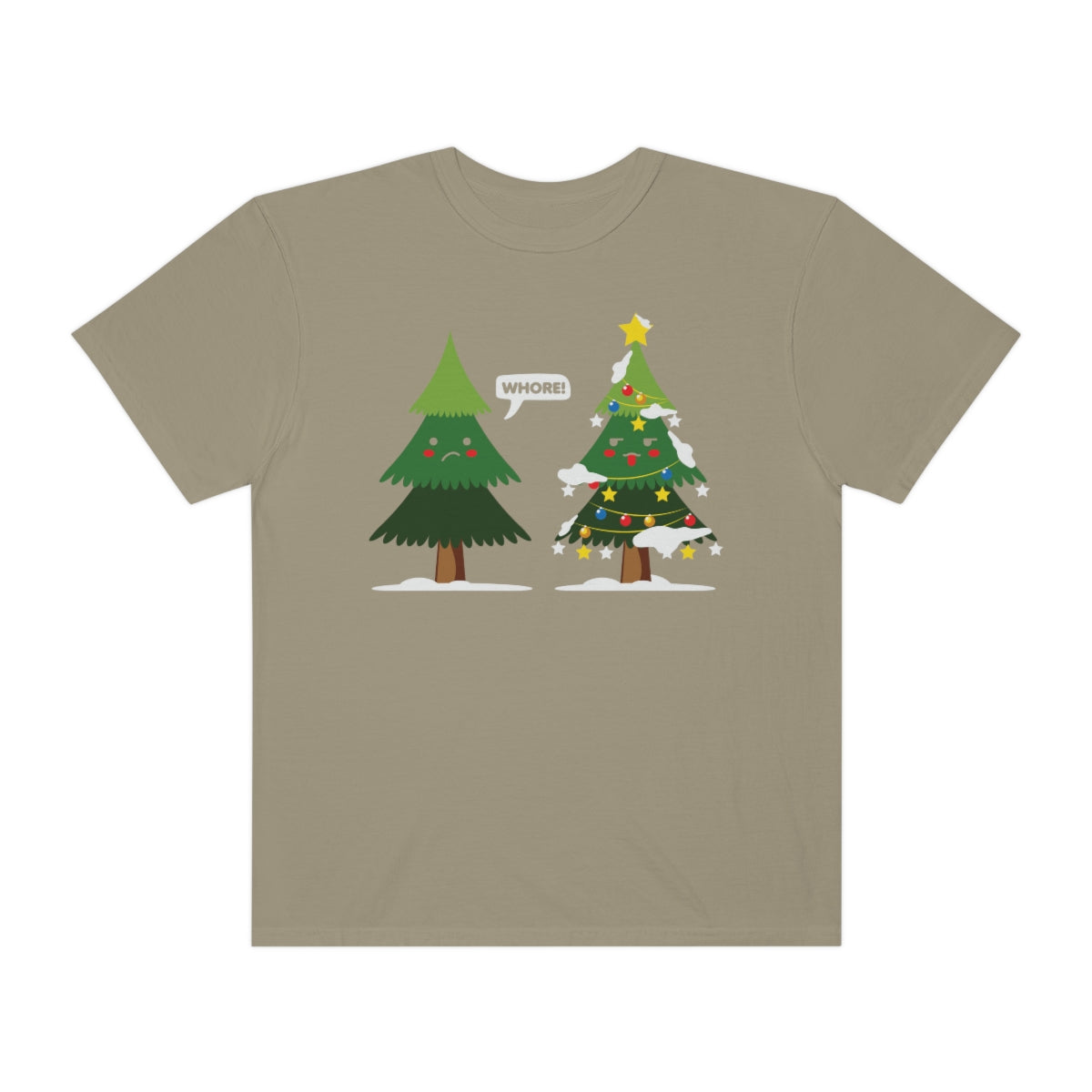 Christmas Trees Cursing Funny Xmas TeeShirt