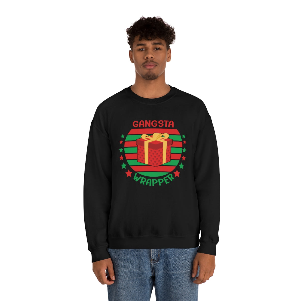 Gangsta Wrapper Cute Funny Christmas Sweatshirt