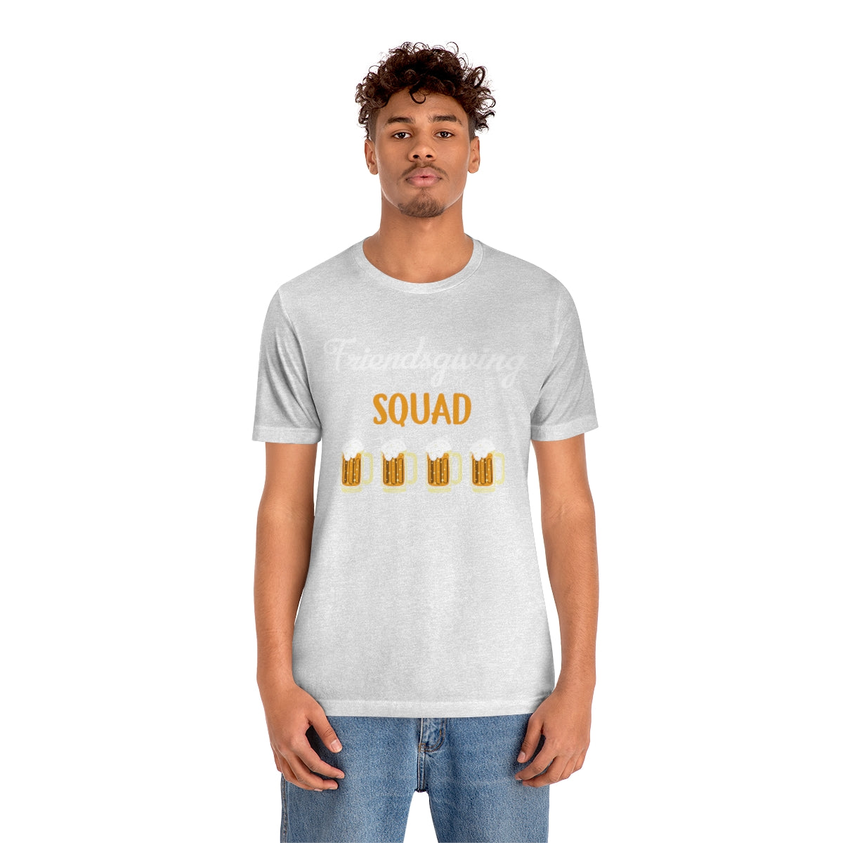 Friendsgiving Squad Beer Themed Thanksgiving Tshirt