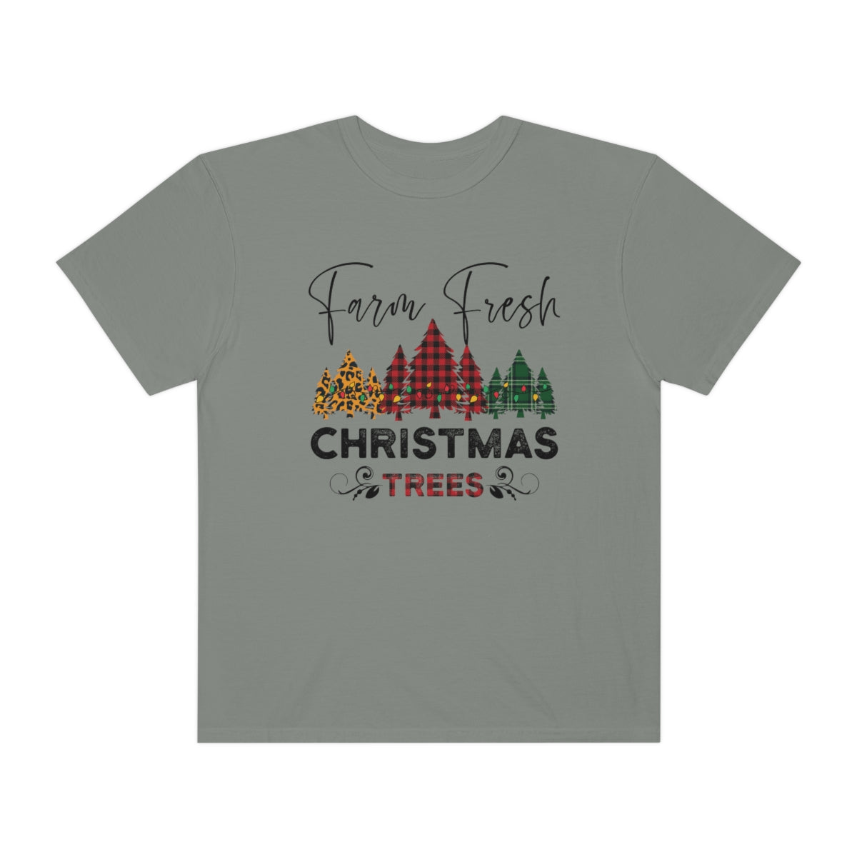 Farm Fresh Plaid Christmas Trees TeeShirt