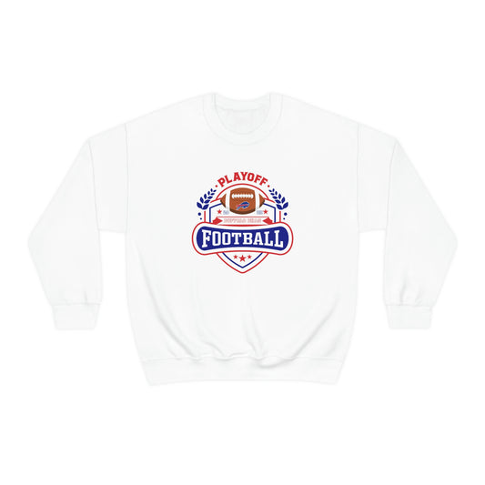 2023 Bufalo Football Playoffs Buffalo Bills Logo Crewneck Sweatshirt