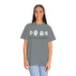 Happy Halloween Cute Ghost Tshirt Design on Unisex Garment-Dyed T-shirt