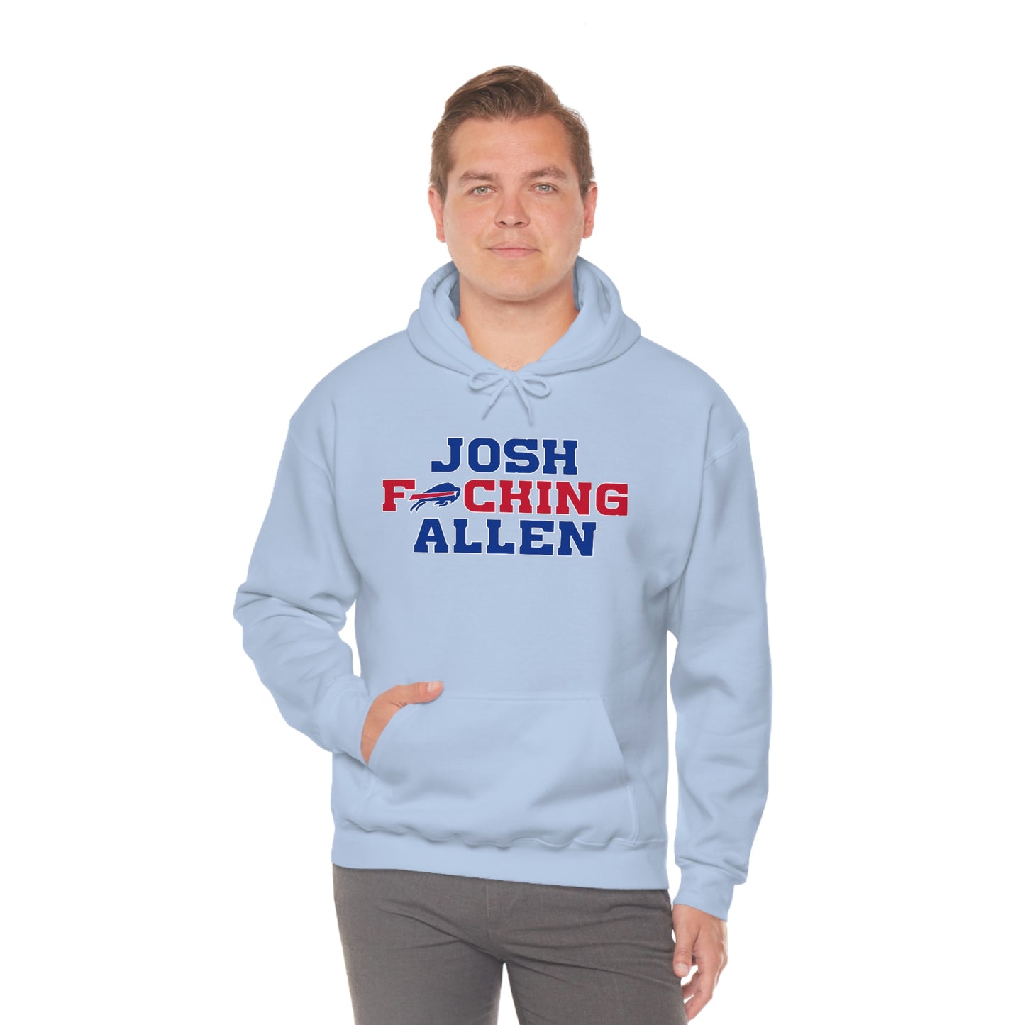 Josh Freaking Allen Bills Mafia #17 Buffalo Bills Football Hooded Sweatshirt