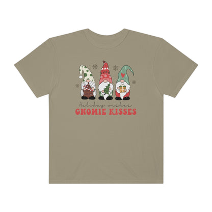 Holiday Wishes & Gnomie Kisses Christmas Tshirt