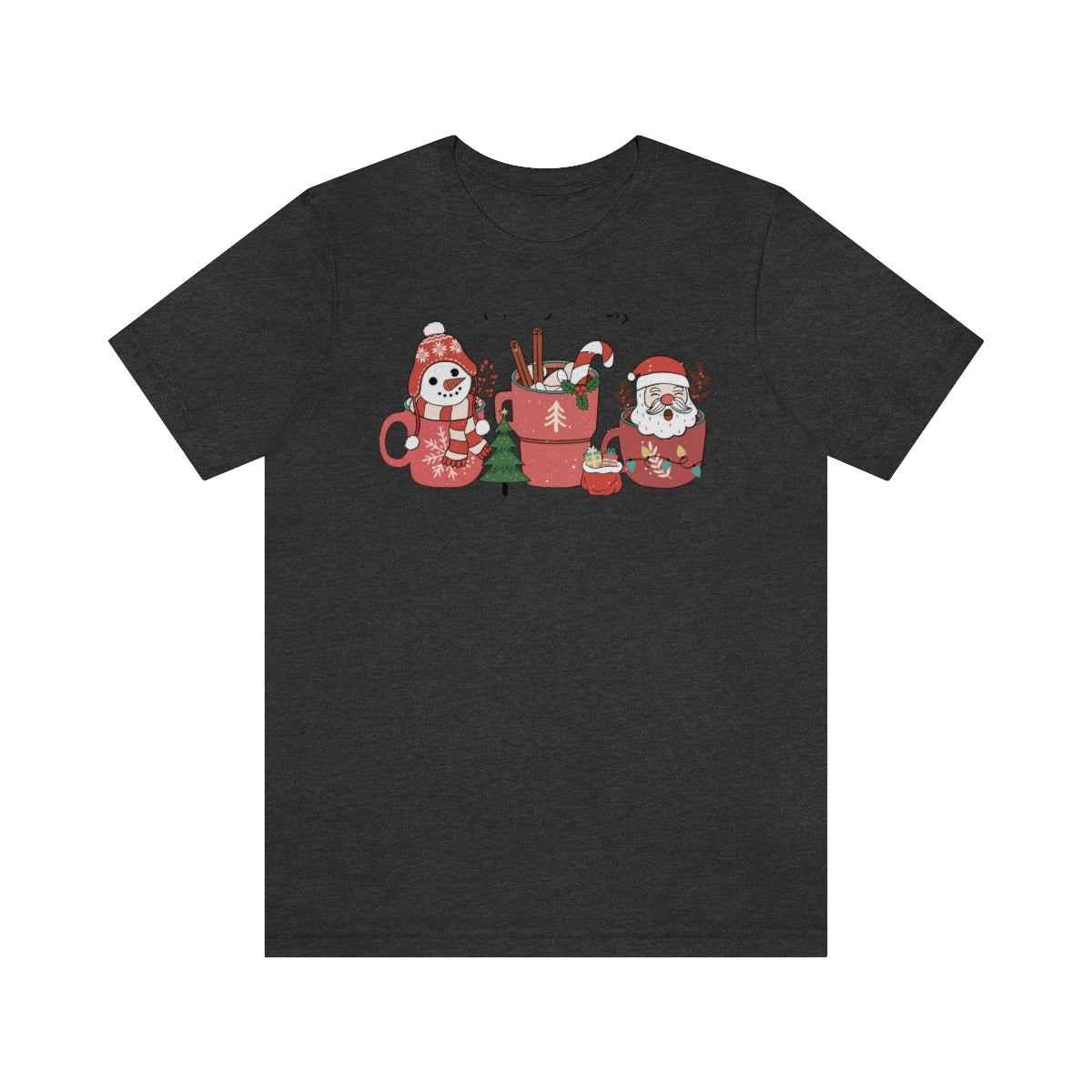 Merry Christmas Coffee Tshirt on Unisex Jersey Short Sleeve Tee