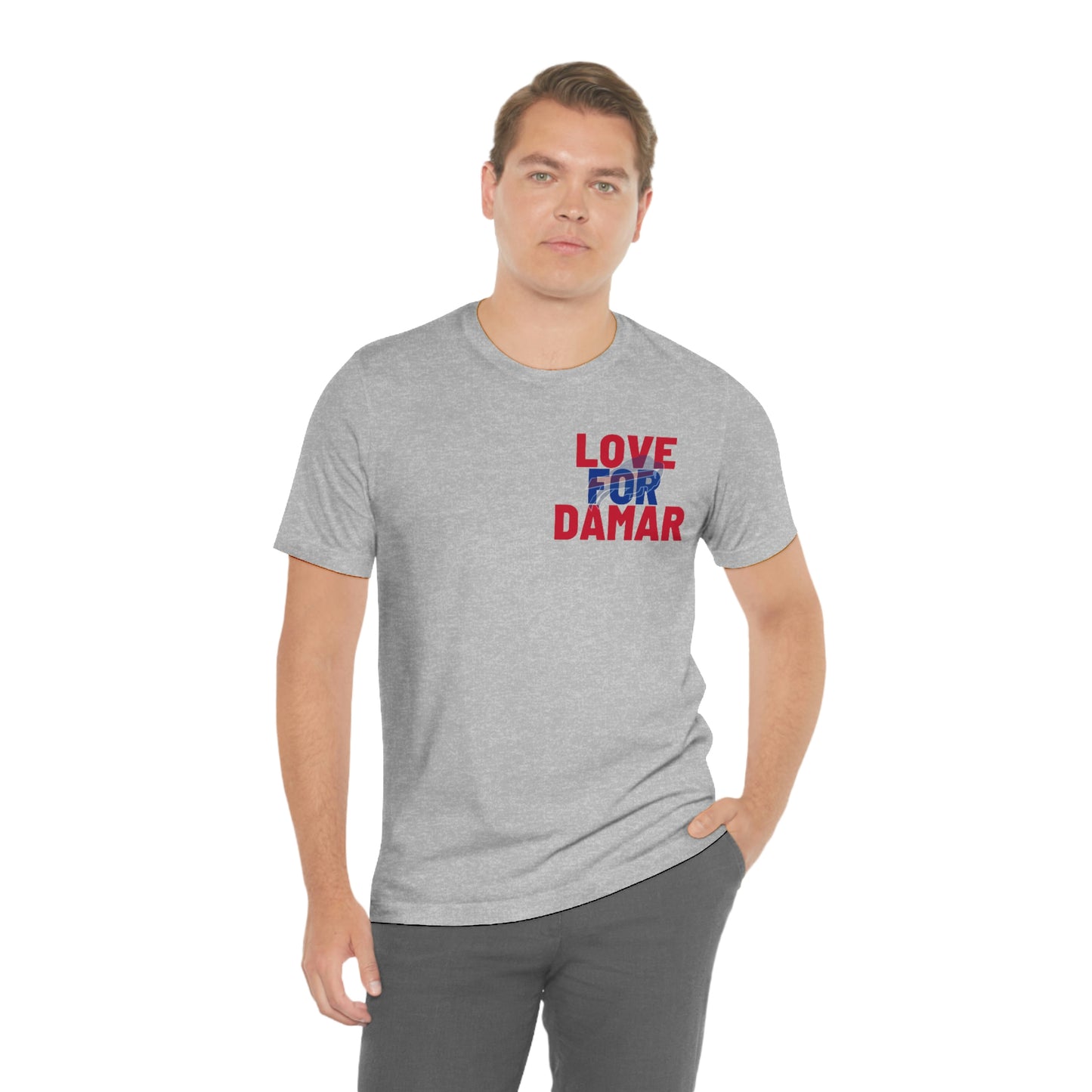 Love for Damar Hamlin Buffalo Bills Hamlin Strong Love for #3 Unisex Jersey Short Sleeve Tee