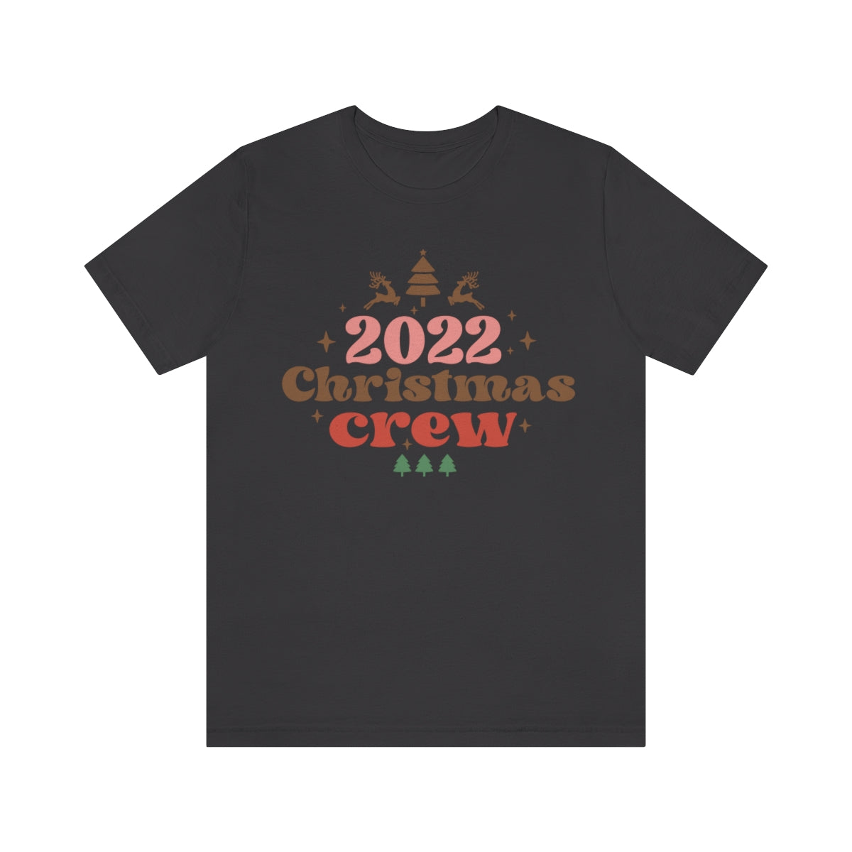 2022 Christmas Crew Family Christmas Reindeer Tshirt