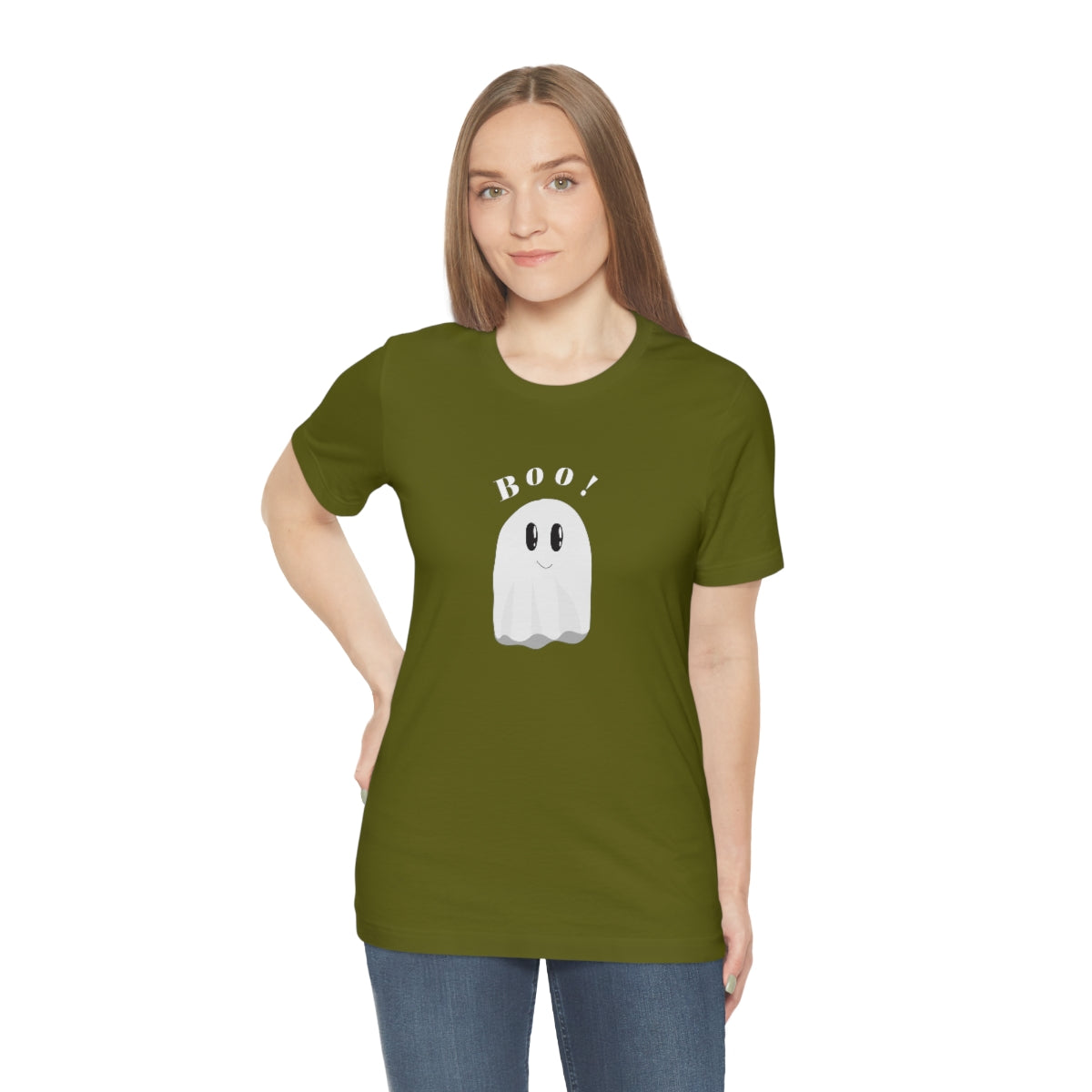 Cool Boo Ghost Design Unisex Jersey Short Sleeve Tee