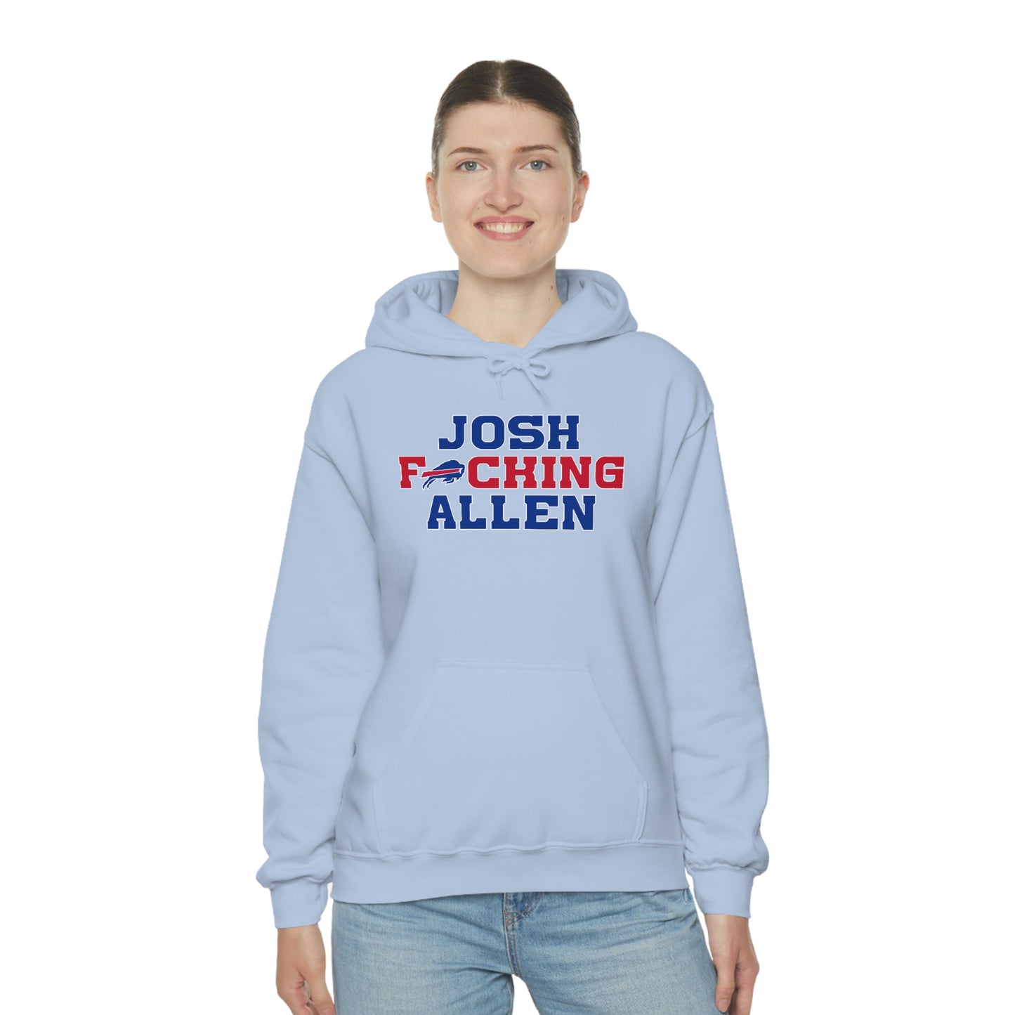 Josh Freaking Allen Bills Mafia #17 Buffalo Bills Football Hooded Sweatshirt