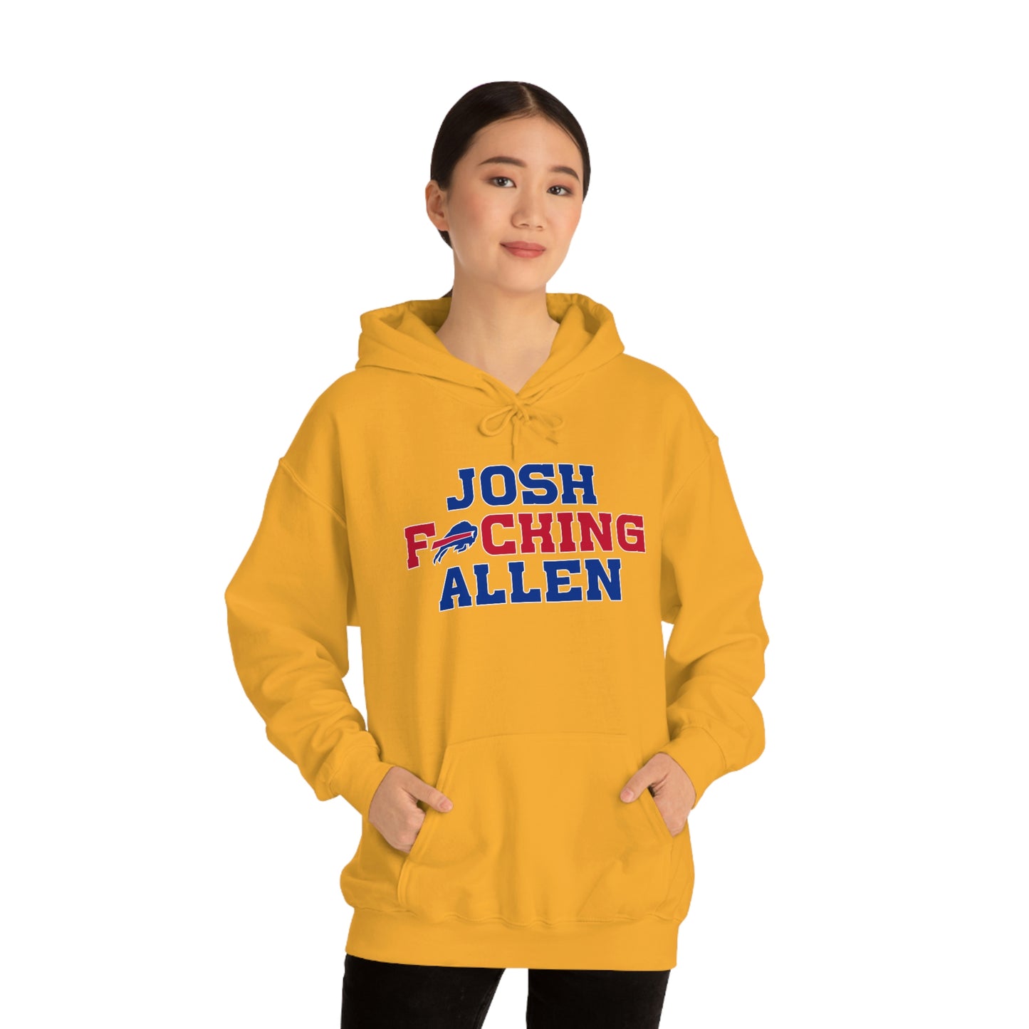 Josh Freaking Allen Bills Mafia #17 Buffalo Bills Football Hooded Sweatshirt