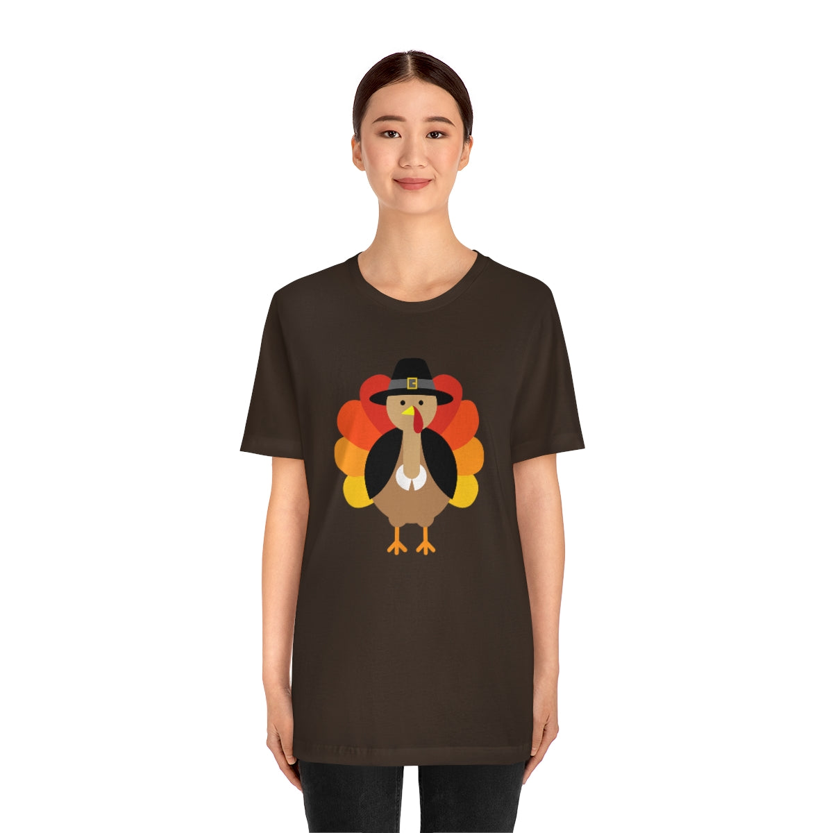 Bold Turkey Thanksgiving Tshirt Design | Thanksgiving TShirt | Thanksgiving T-Shirt | Thanksgiving Teeshirt Design on Unisex Jersey Short Sleeve Tee