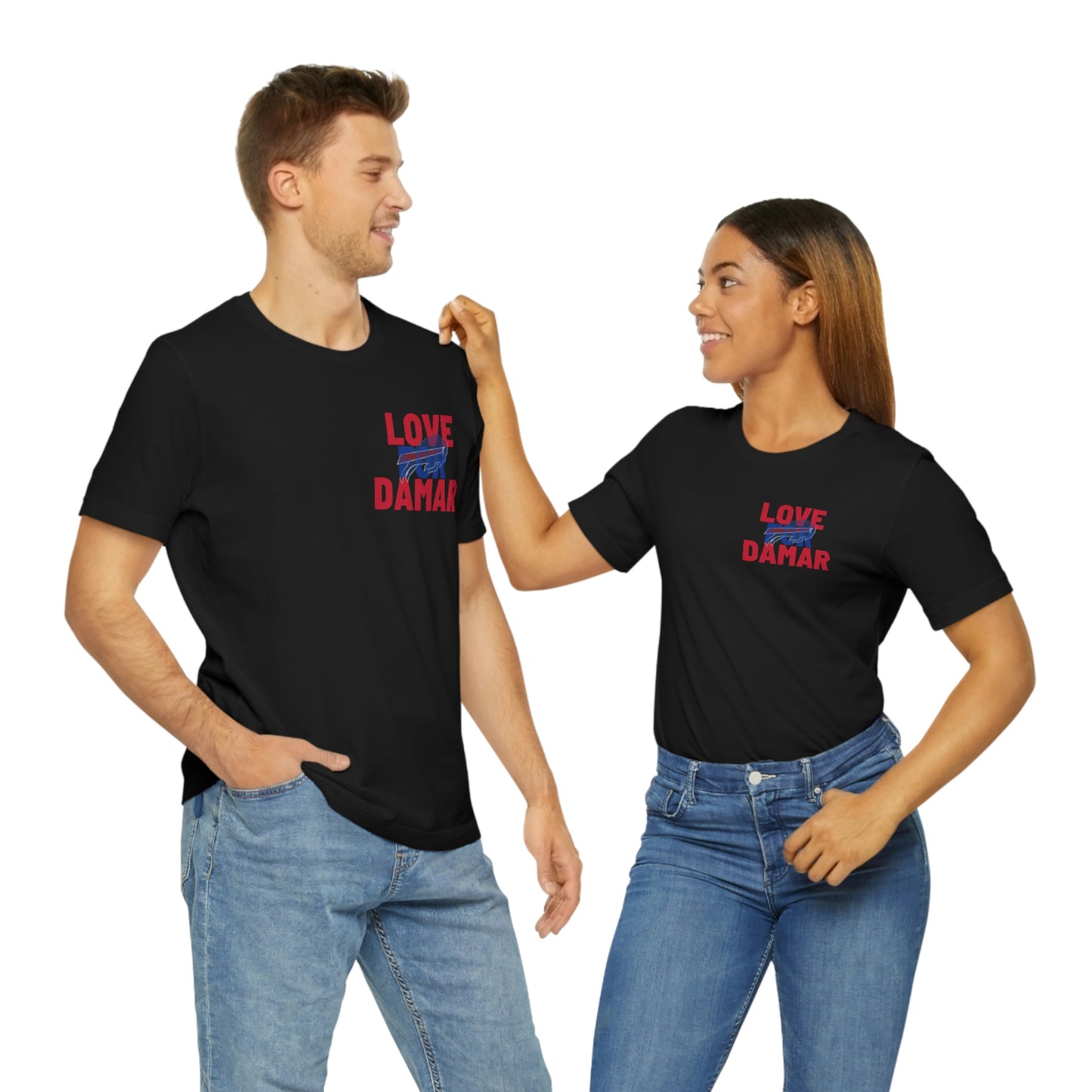 Love for Damar Hamlin Buffalo Bills Hamlin Strong Love for #3 Unisex Jersey Short Sleeve Tee