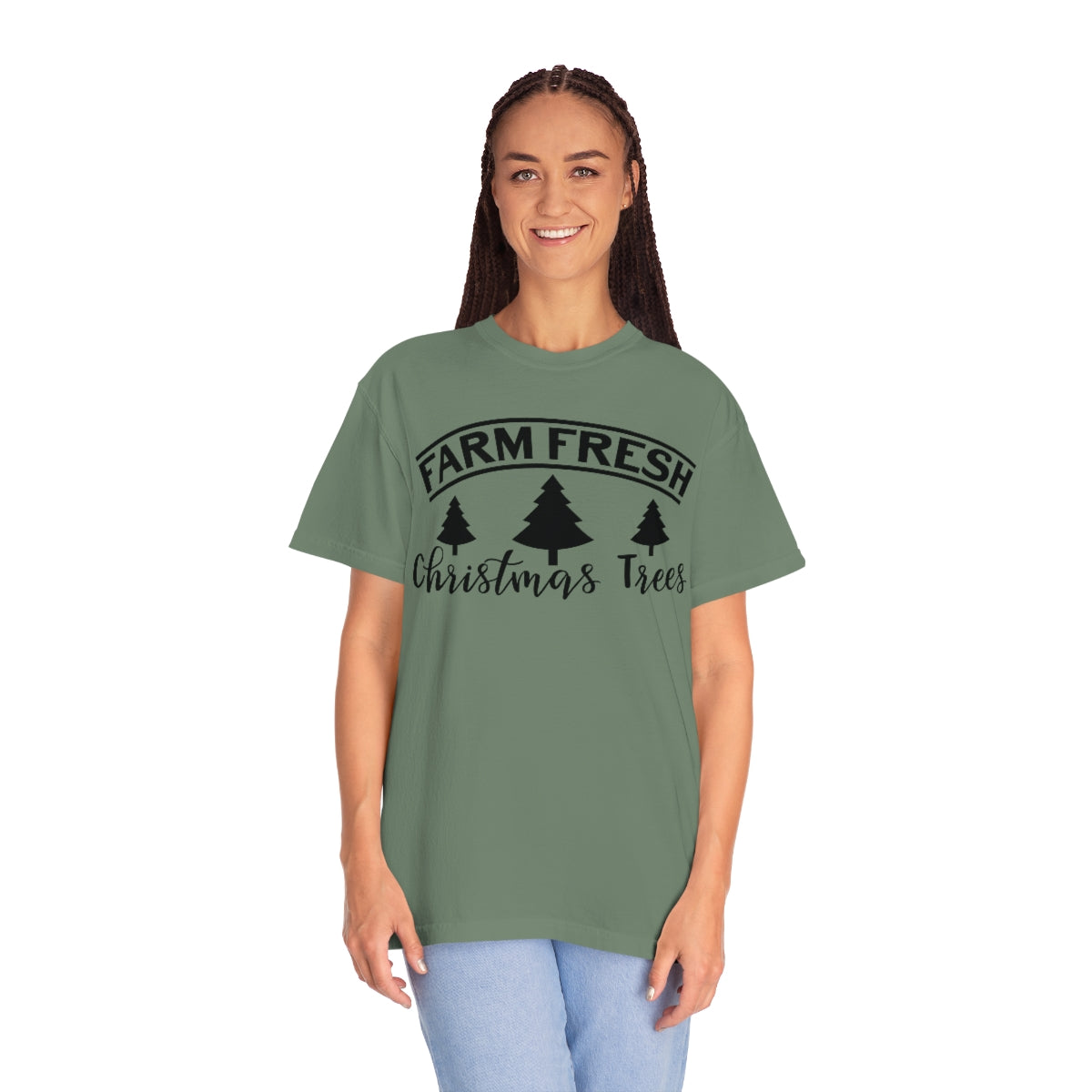 Farm Fresh Cute Christmas Trees Holiday Tshirt