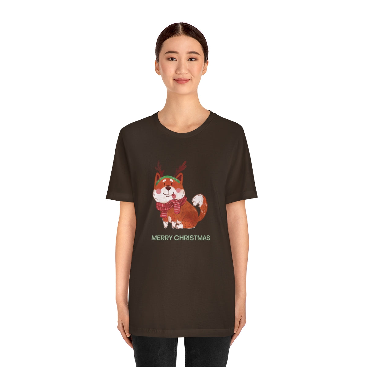 Christmas Corgi Design Tshirt