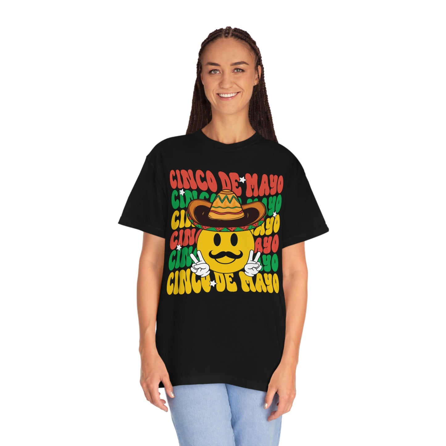 Cute Happy Face Cinco De Mayo Tshirt