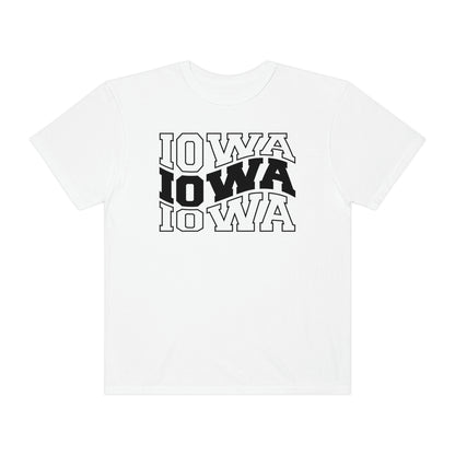 Iowa Vintage Style Font Iowa Final Four Tshirt