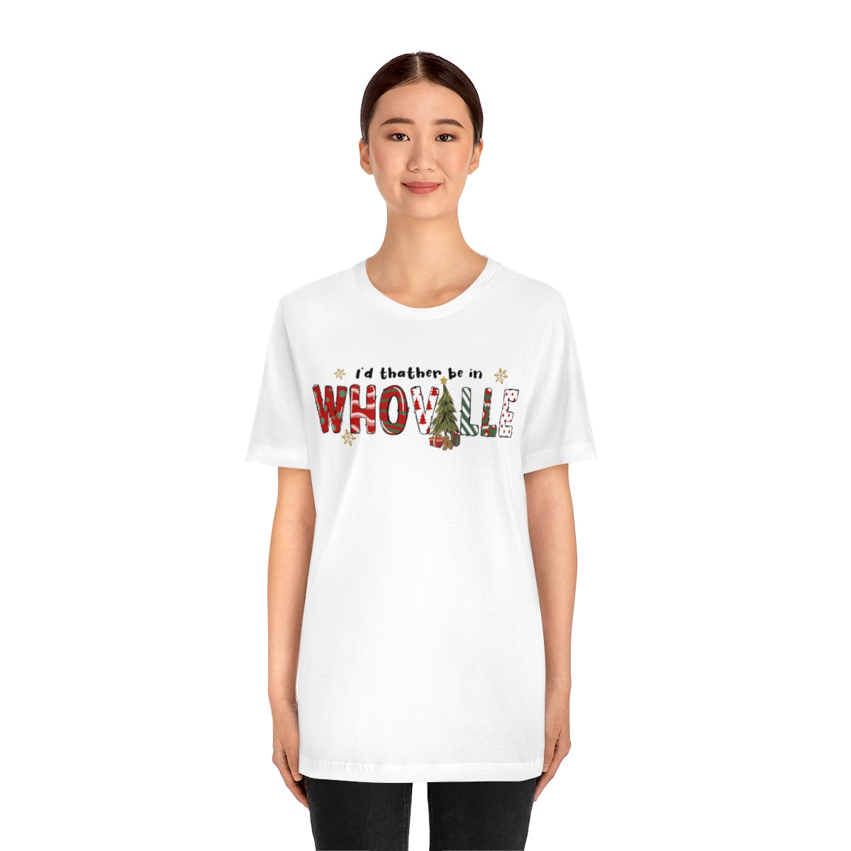 I'd Rather Be In Whoville Cute Christmas Holiday Tshirt