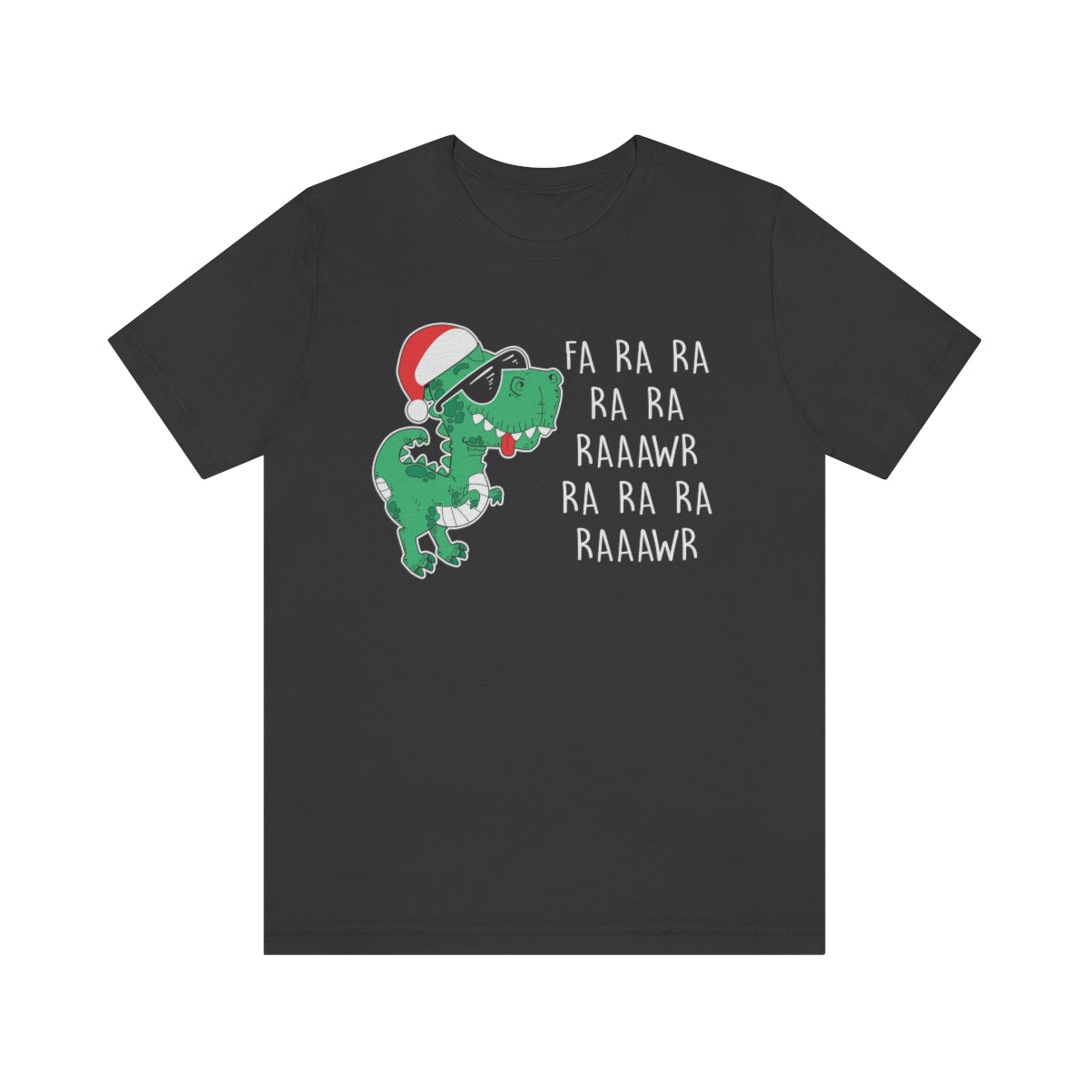 Fa Ra Ra Ra Ra Rawr Cute Dino Christmas Funny Tshirt