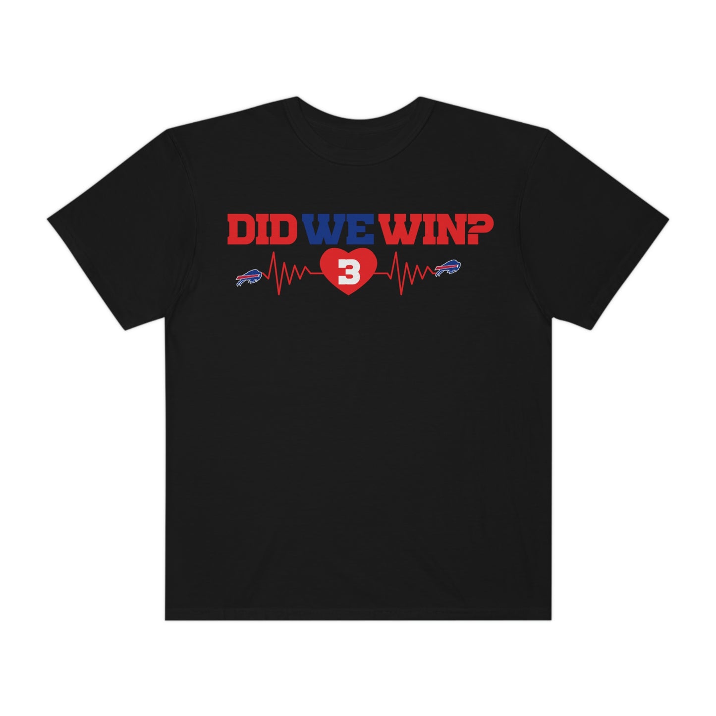 Did We Win? Damar Hamlin #3 Heartbeat Buffalo Bills Tshirt