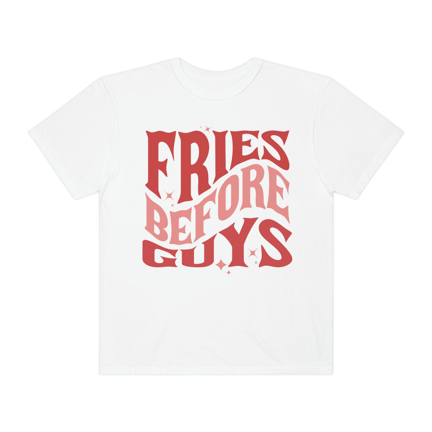 Cool Retro Fries Before Guys Funny Valentines Day Tshirt