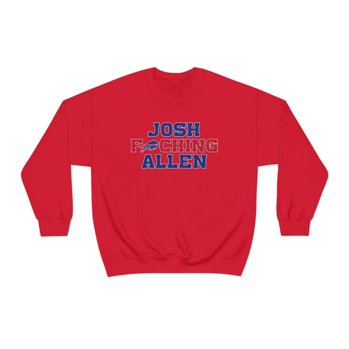 Josh Freaking Allen Bills Mafia #17 Buffalo Bills Football Crewneck Sweatshirt