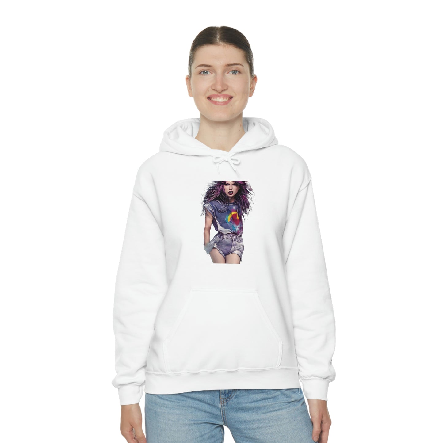 Punk Taylor Swift Rocking T Swift Taylor Swift Merch Fan Swifty Gift Hooded Sweatshirt