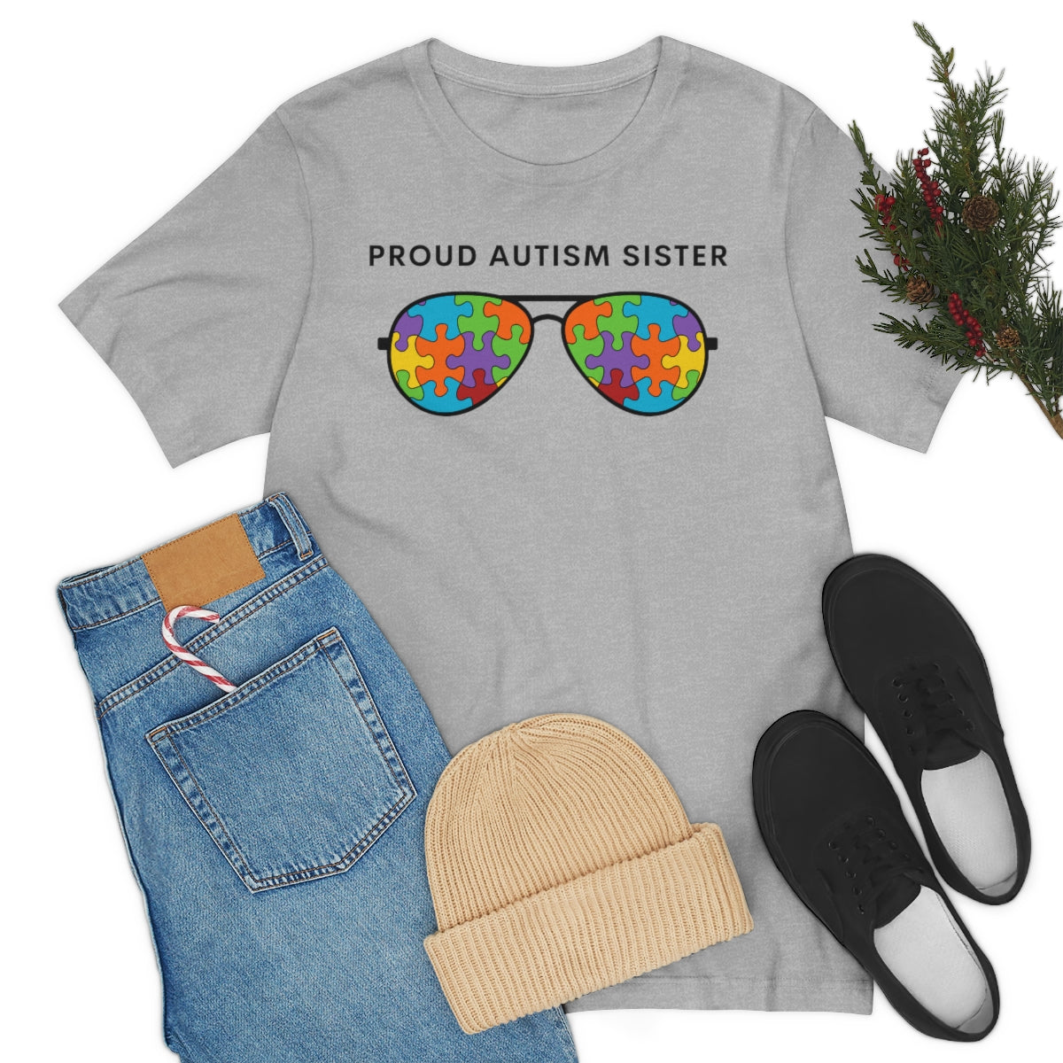 Proud Autism Sister Tshirt