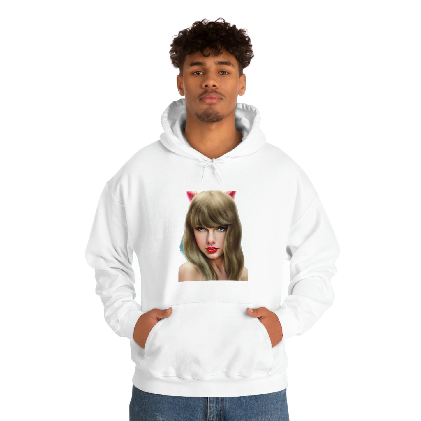 Taylor Swift Cat Ears T Swift Taylor Swift Merch Fan Swifty Gift Hooded Sweatshirt