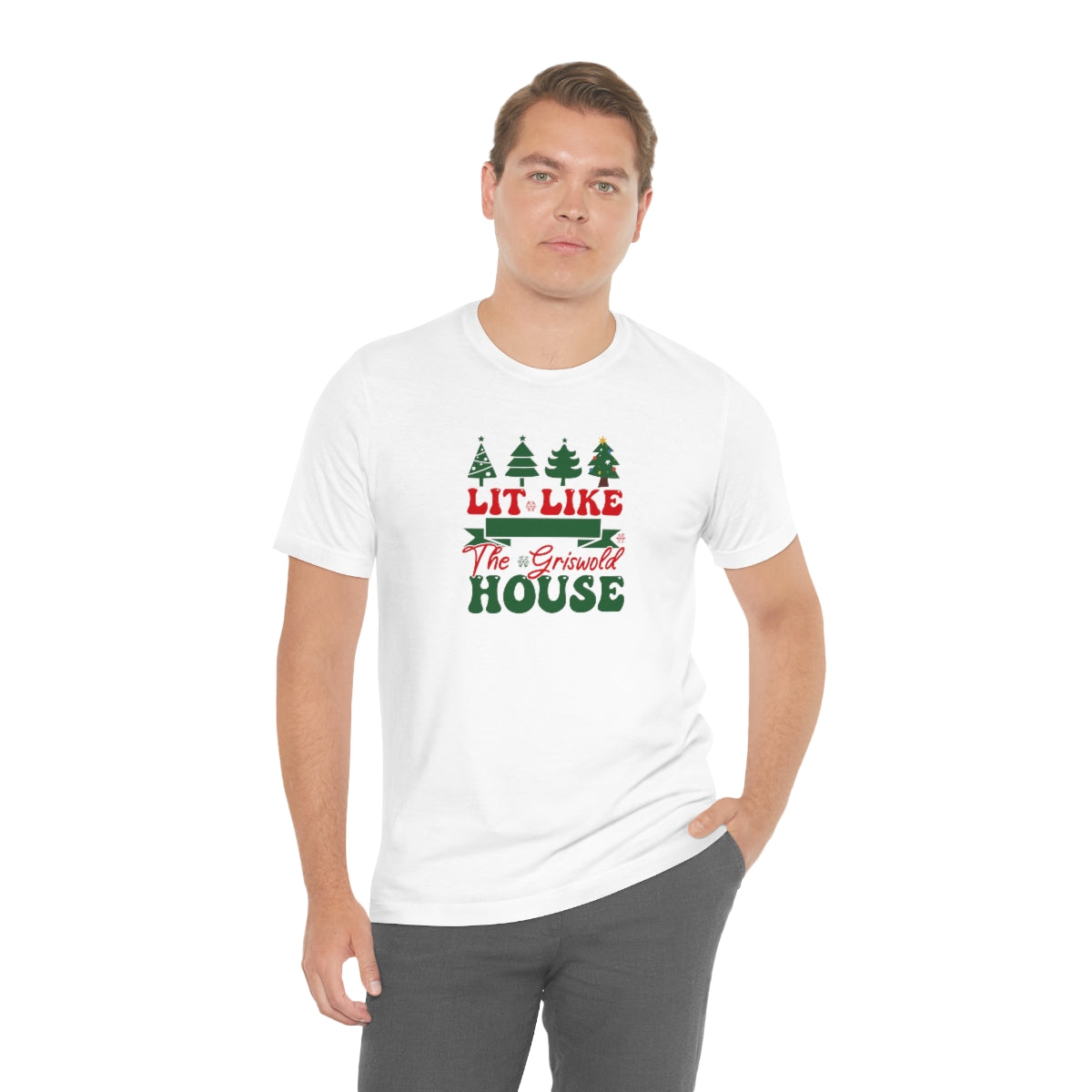 Lit Like the Griswold House Funny Christmas TShirt