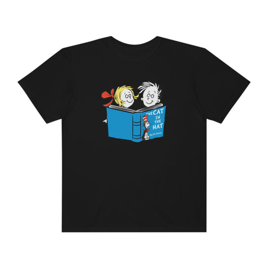 Dr. Seus Kids Reading Cat in the Hat Fan Art