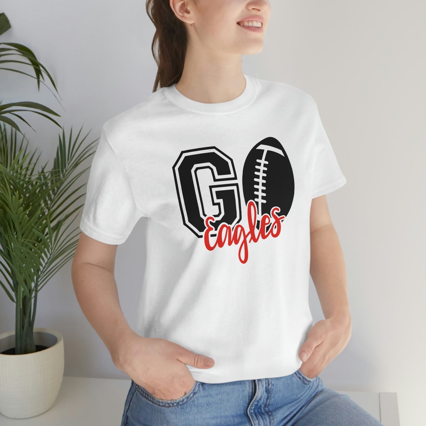 Go Eagles Super Bowl Football Short Sleeve Tshirt