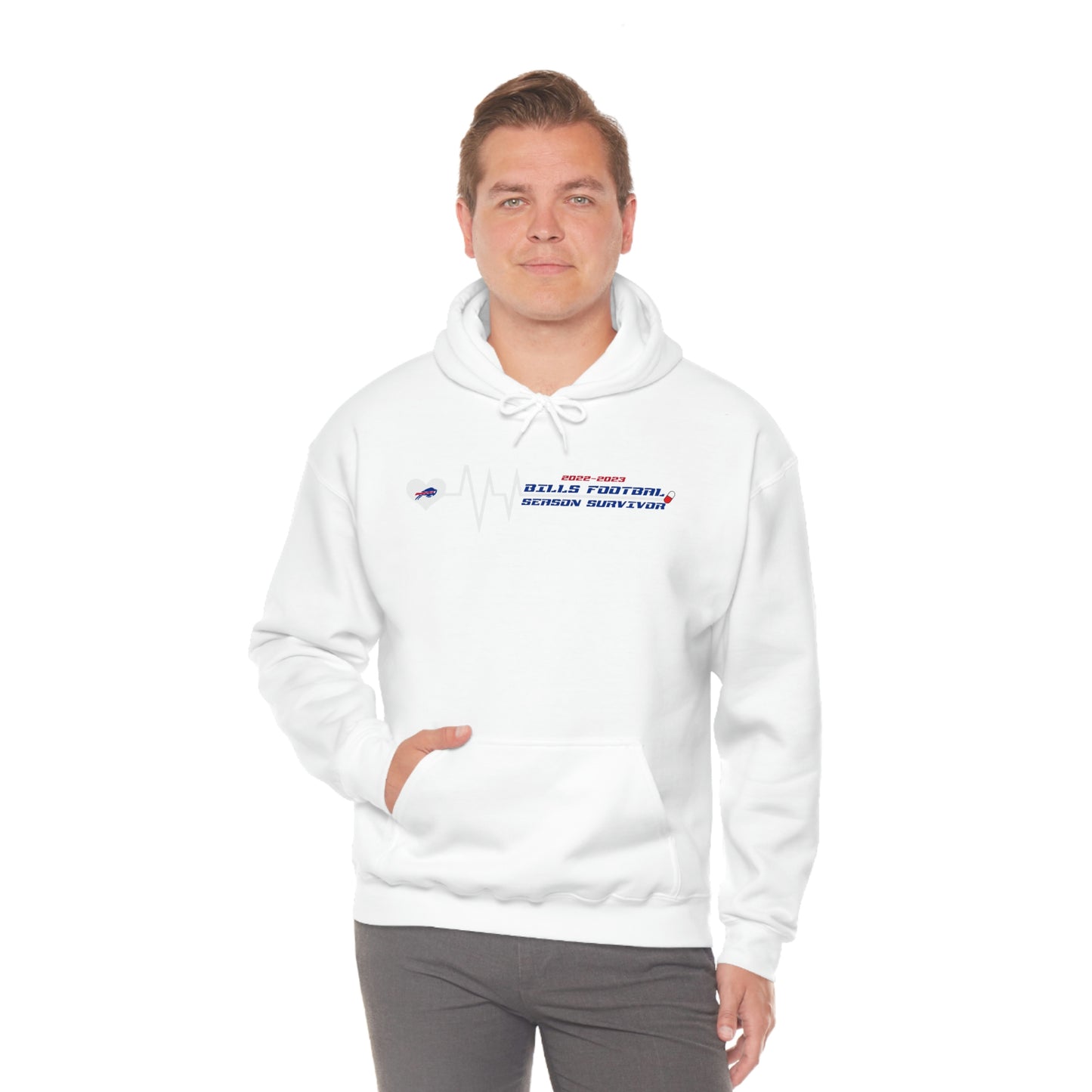 2022-2023 Buffalo Bills Football Season Survivor Bills Mafia Football Hooded Sweatshirt