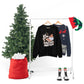 Hot Cocoa & Christmas Movies Retro Style Sweatshirt