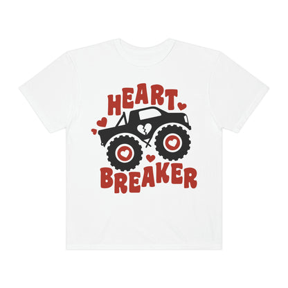 Heart Breaker Monster Truck Valentines Day Tshirt