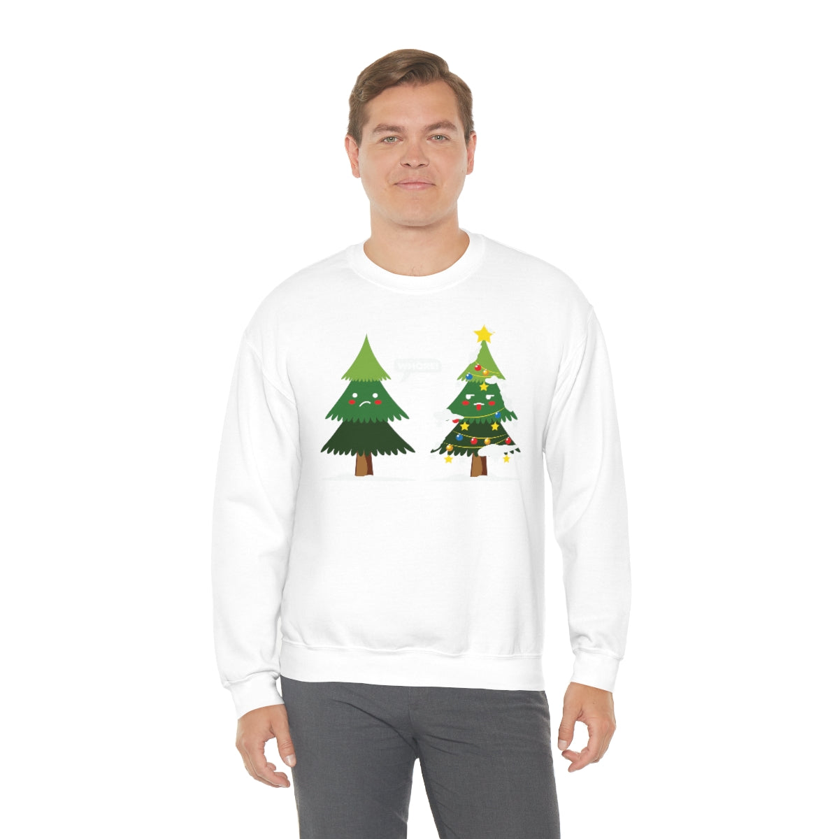 Funny Christmas Trees Cursing Xmas Sweatshirt