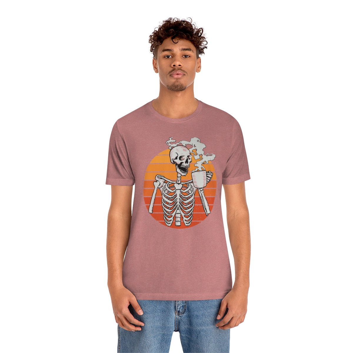 Dead Inside but Caffeinated Skeleton Halloween TShirt